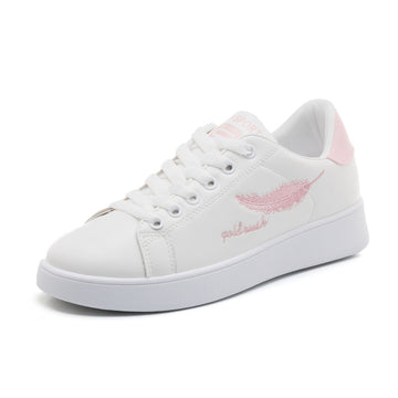 SH237 - Casual Embroidered Leaves Shoes